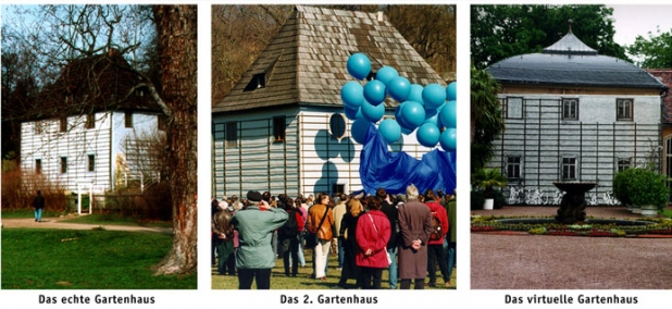 Goethe Gartenhaus - Drei Varianten